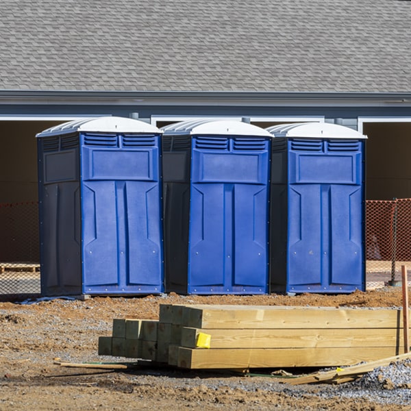 do you offer hand sanitizer dispensers inside the portable restrooms in Laurel Park Virginia